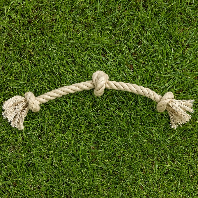 World2You® | Honden speelgoed | Maat M | Medium | Henneptouw | 100% Natuurlijk | Plastic vrij