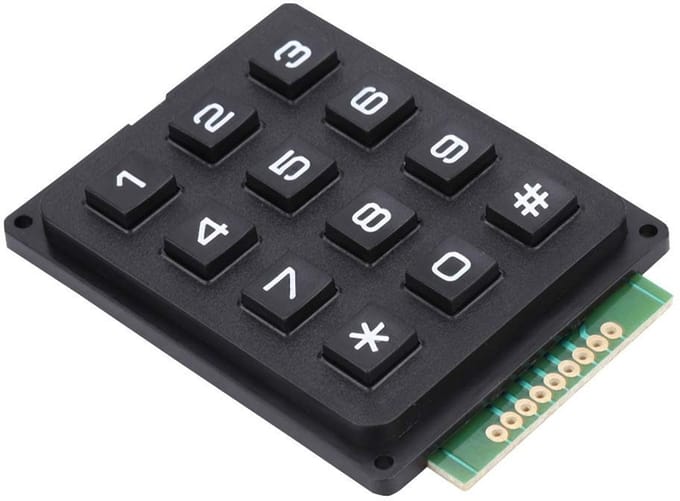 Dailygoody - Mini Numeric Keyboard - 12 toetsen - Compact en handig - USB aangesloten - Draadloos toetsenbord - Geschikt voor microcontrollers -