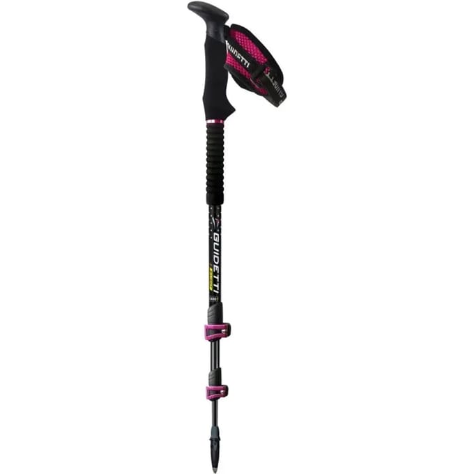 Saffier carbon aluminium wandelstok Guidetti B Light