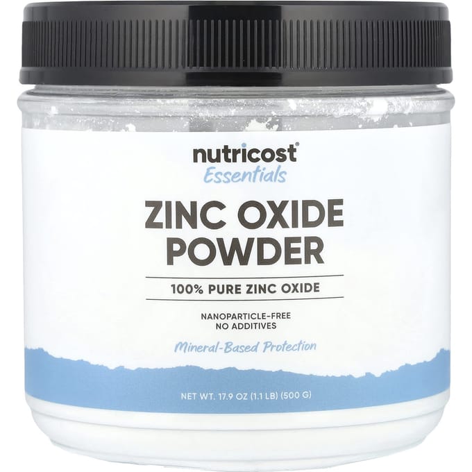 Nutricost, Essentials, poudre d'oxyde de zinc, 500 g (500 g)