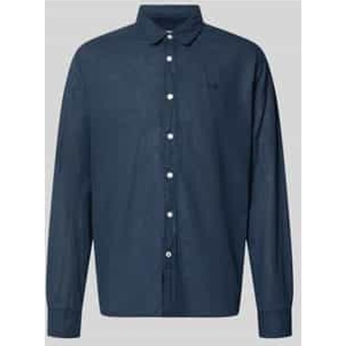 regular fit vrijetijdsoverhemd van mix van katoen en linnen model 'PAYTON'