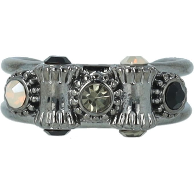 OTAZU Vintage Barrel Ring Black Taglia: OS | Anelli Outlet | Donna | Nero