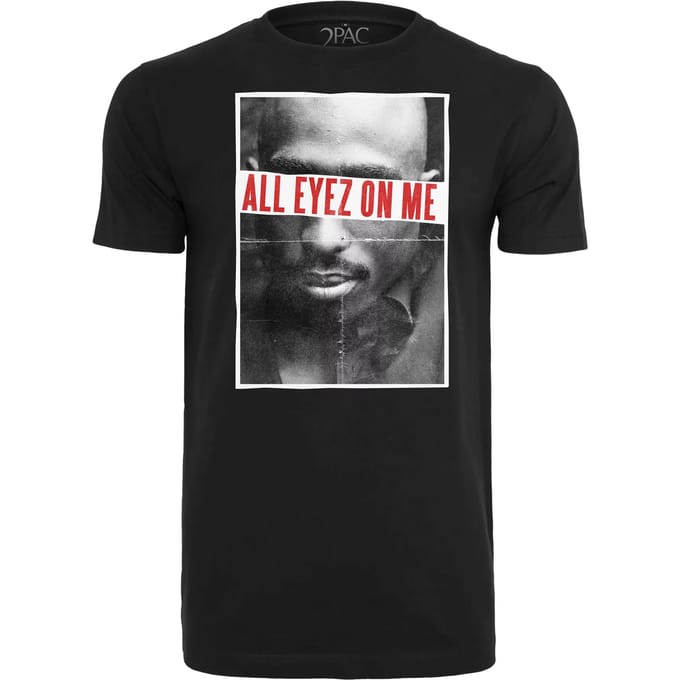 Mister Tee Tupac - 2Pac All Eyez On Me Heren Tshirt - 3XL - Zwart