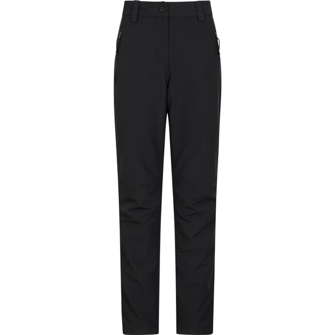 Mountain Warehouse Dames/Dames Arctic II Stretch Fleece Gevoerde Lange Broek (Zwart)