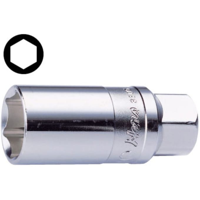 Bougiesleutel HANS 1/2 inch 16 mm 6-kant