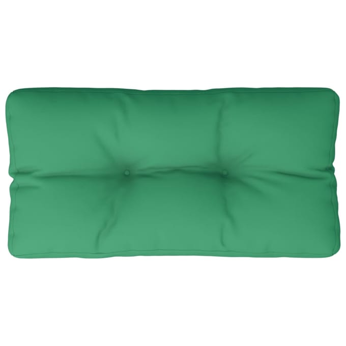 vidaXL - Palletkussen - 80x40x12 - cm - stof - groen