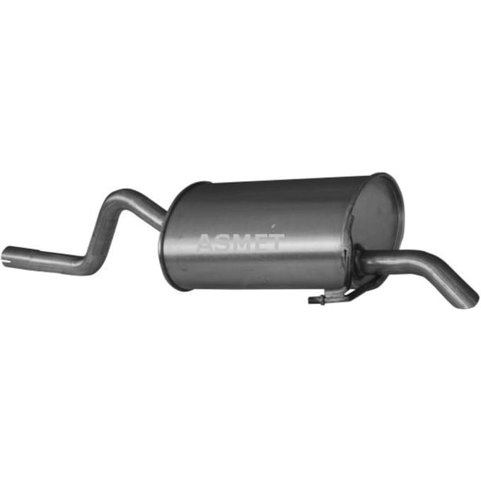 Geluiddemper achter ASMET 10.059