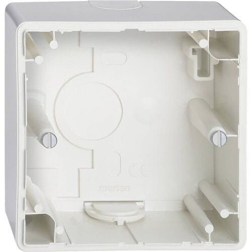 Schneider- Electric Schneider Electric Systeem-M opbouwbehuizing 1-voudig Glanzend wit