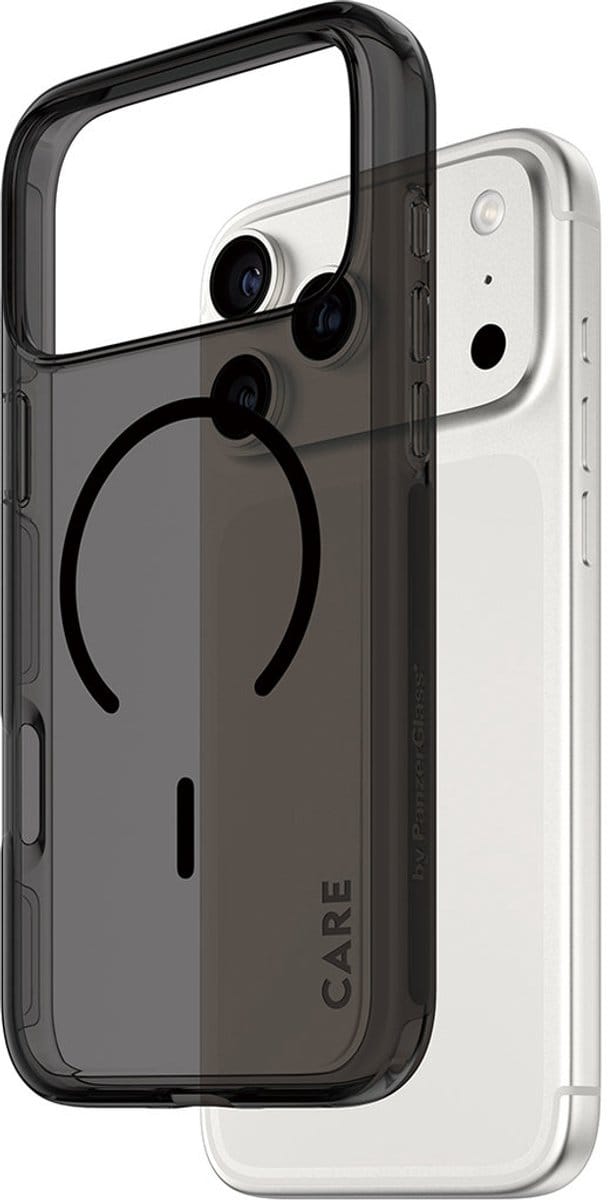 CARE by PanzerGlass Flagship Case Urban Explorer Smokey w. Black MagSafe iPhone 17 Pro Max
