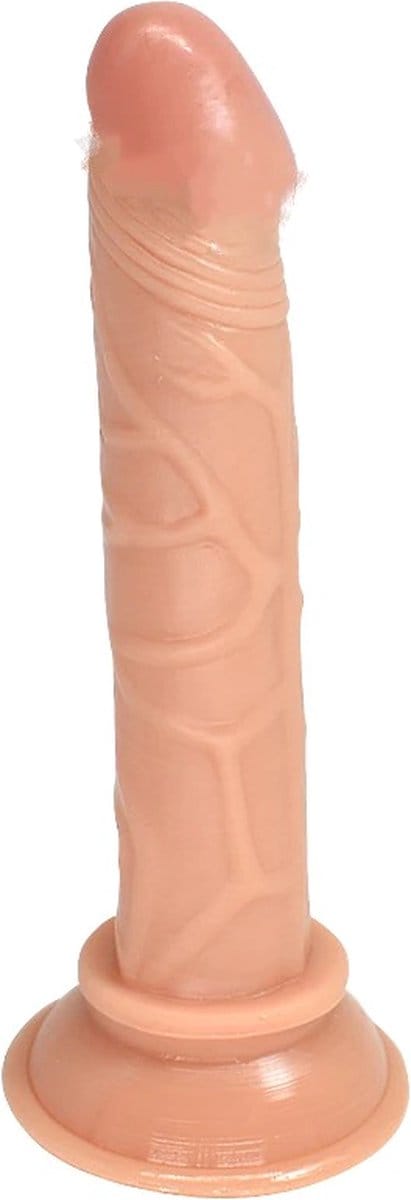Nooitmeersaai - Siliconen mini dildo blank met zuignap - 12 cm