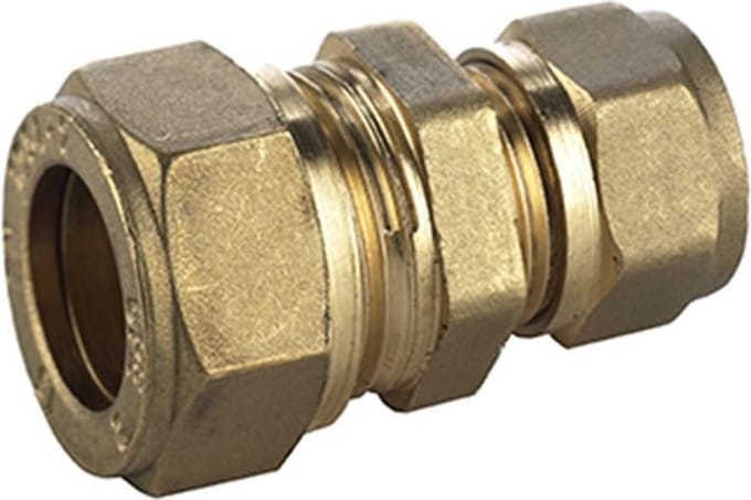 Knelkoppeling Messing 980 - 10 x 12 mm