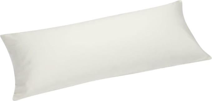 Yumeko kussensloop katoensatijn warm wit 40x80 - Bio, eco & fairtrade - 1 stuk