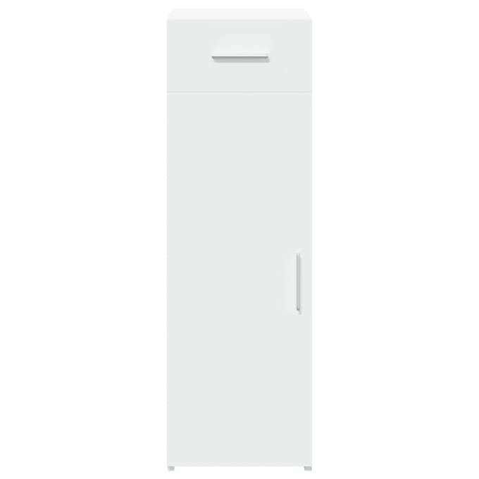 vidaXL - Dressoir - 30x42,5x93 - cm - bewerkt - hout - wit