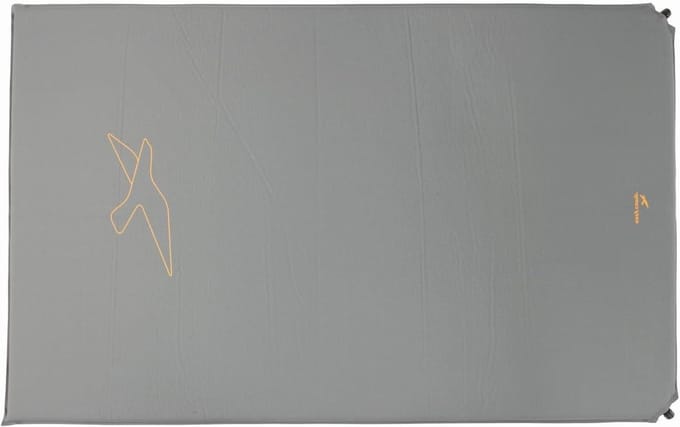 Easy Camp Siesta Unisex Adult Self-Inflating Mat, Grey, Double 3 cm