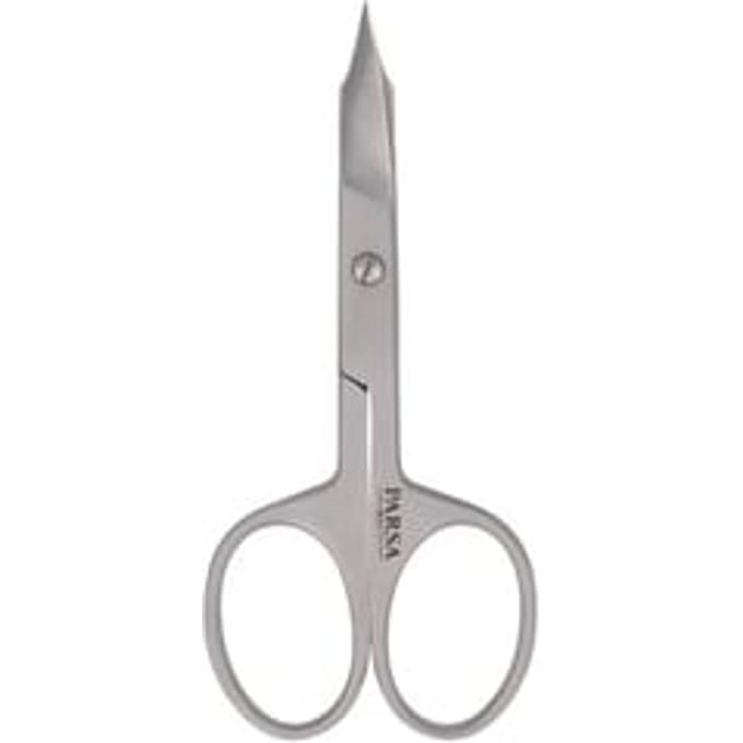 PARSA Beauty - Precision Nail Scissors with Pointed Tip Silver