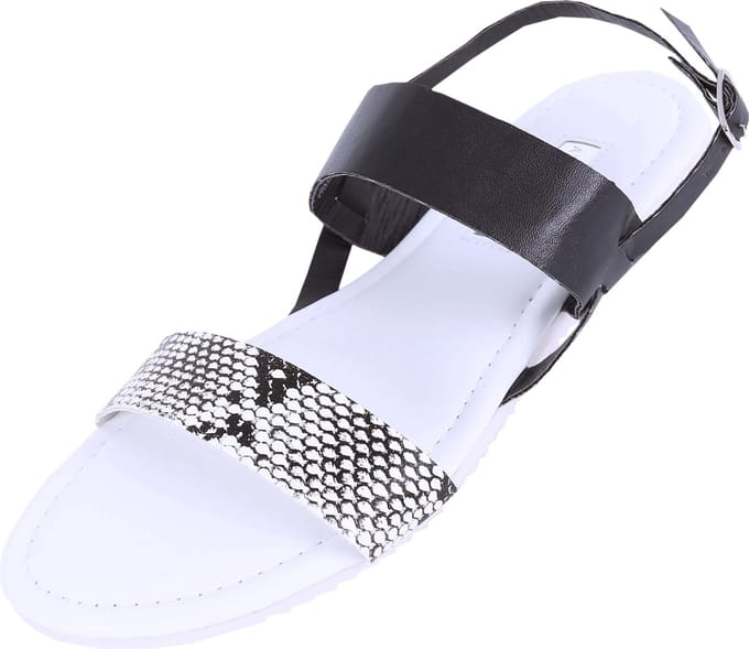 Slippers in imitatieprint 38 EU