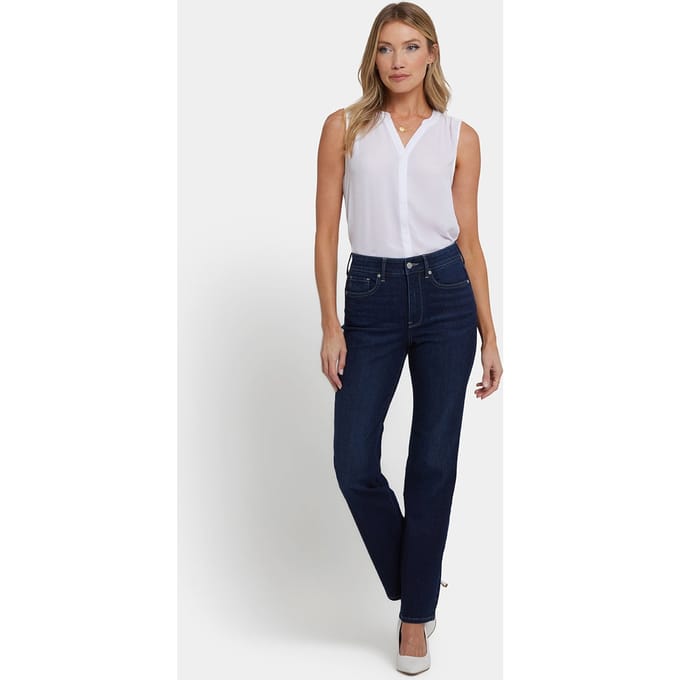 Marilyn Rechte Jeans | Middernacht Bries
