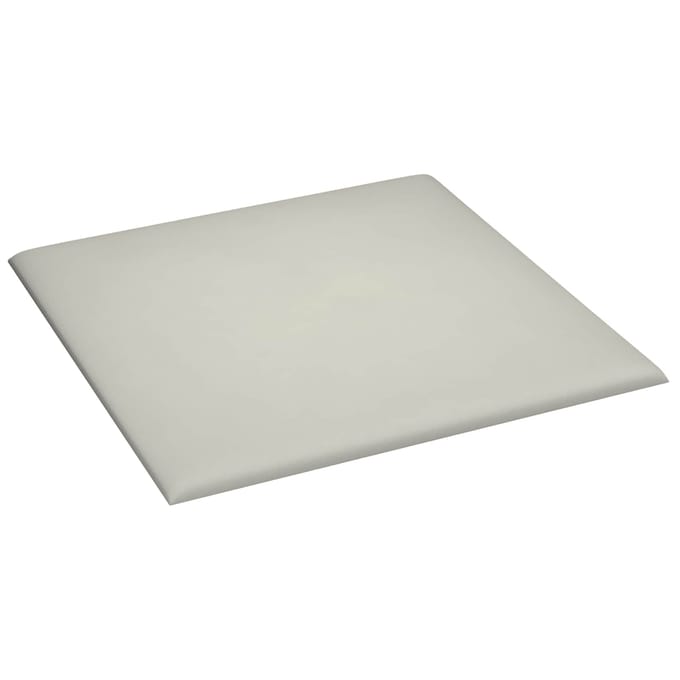 vidaXL - Wand - Hoofdbord - 12 - st - Crèmekleurig - Fluweel