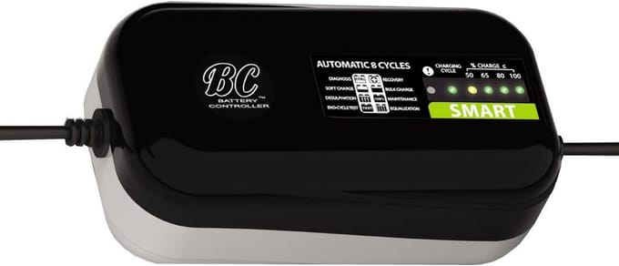 Acculader 1,5A voor Motorfiets, Scooter en Auto - Druppellader & Onderhoudslader 12V