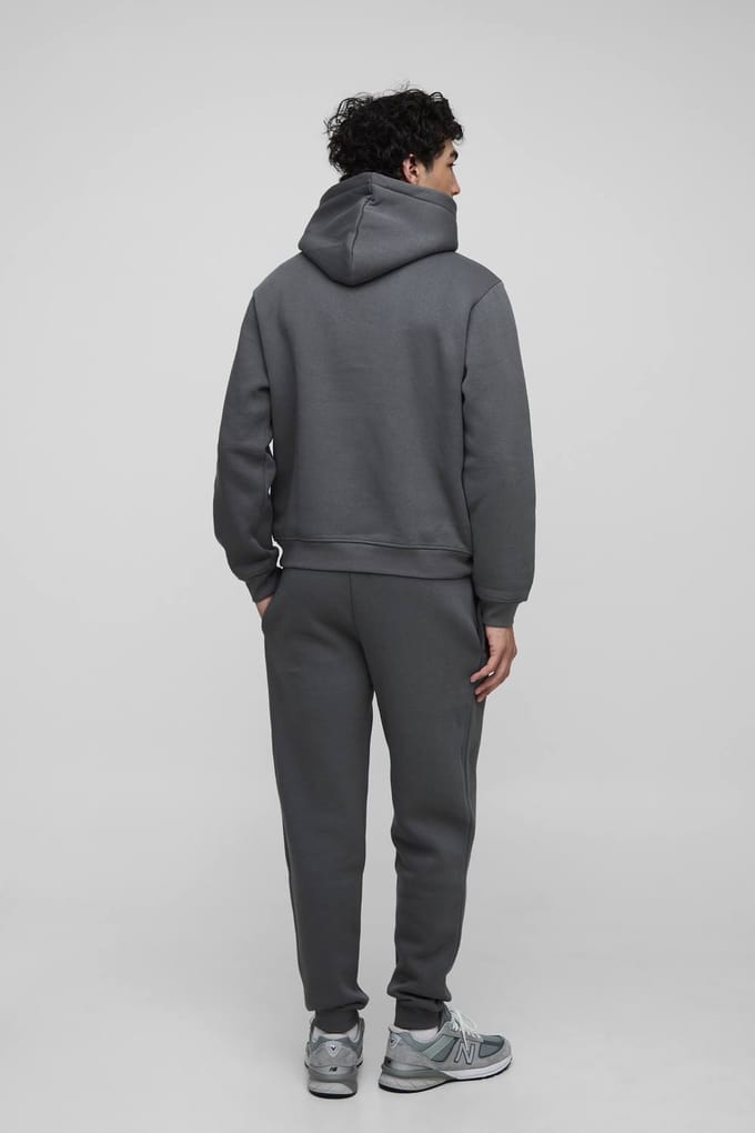 Essential Regular Fit Jogger | Charcoal | Size Medium