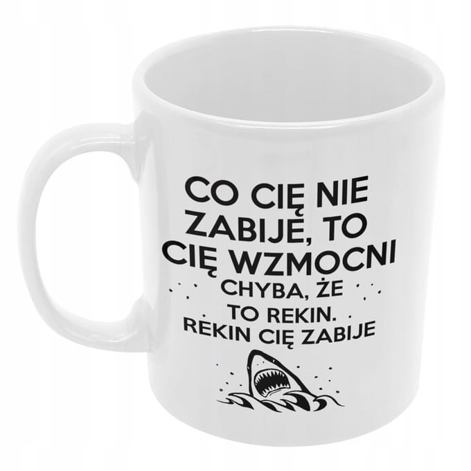 Grappige Mok met Haai - Uniek cadeau-idee
