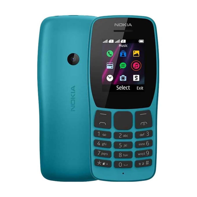 Gereviseerde Nokia Originele Nokia 110 (2019) Dual SIM mobiele telefoon Simple Set