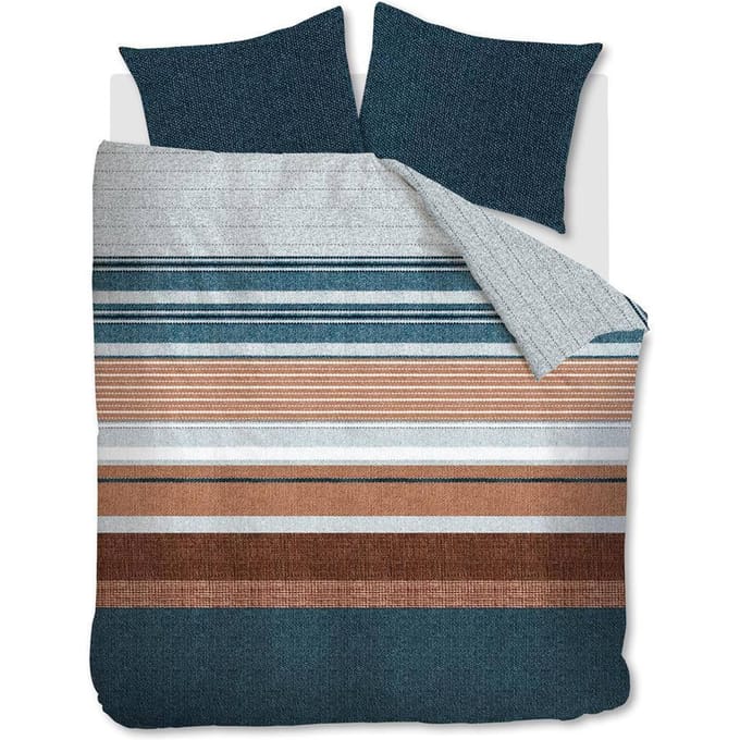 Beddinghouse Lex dekbedovertrek - Lits-Jumeaux - 240x200/220 - Blauw