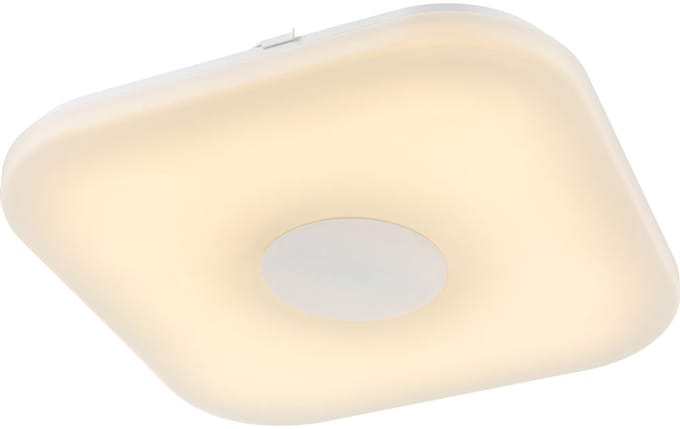 LED plafondlamp woonkamer eetkamerverlichting gesatineerd AFSTANDSBEDIENING vierkant wit