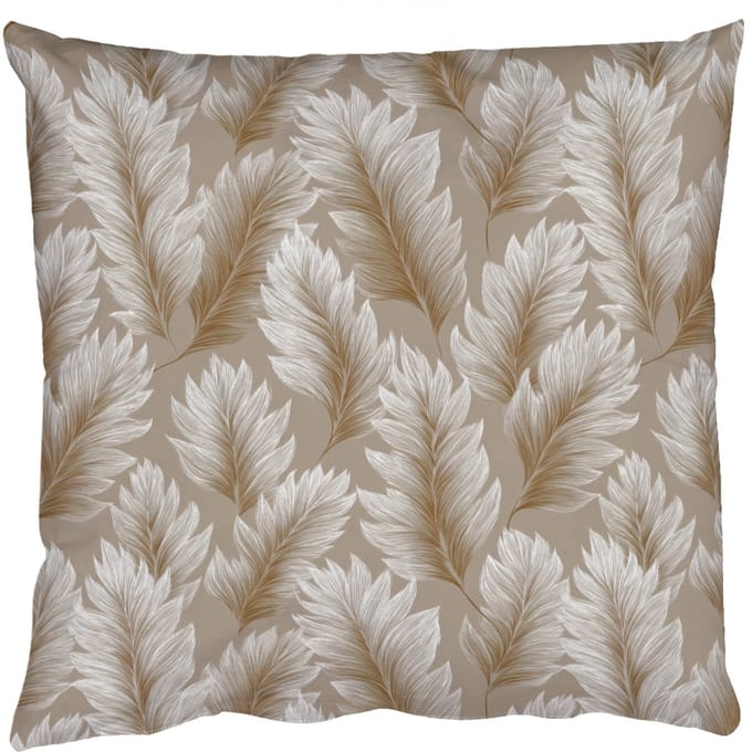 Sierkussens - Kussentjes Woonkamer - 40x40 cm - Botanisch - Patroon - Beige