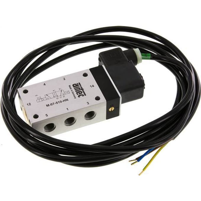 5/2 G1/4'' Magneetventiel 24V DC ATEX 1.5-10bar/21.0-140psi Airtec