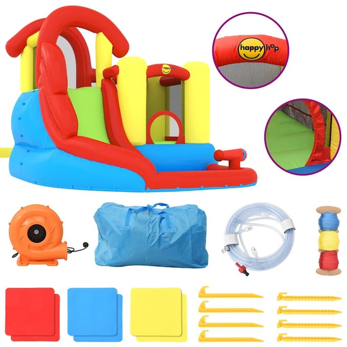 Happy Hop Springkasteel met glijbaan en plonsbad 280x319x211 cm
