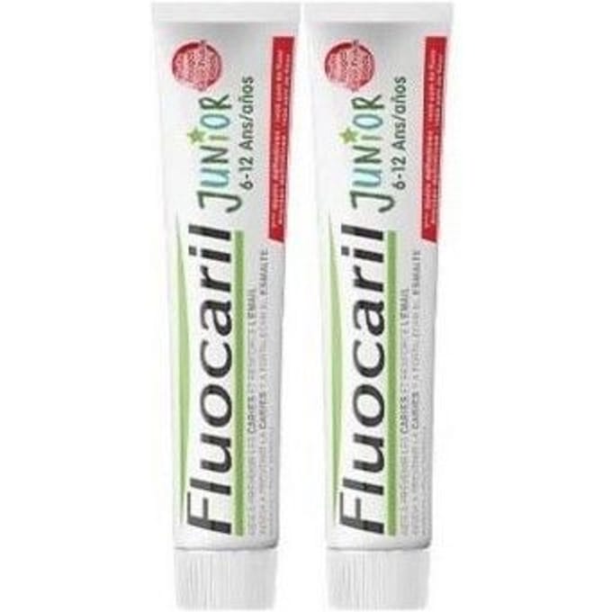 Fluocaril Junior Red Fruits Tooth Paste 2x75ml
