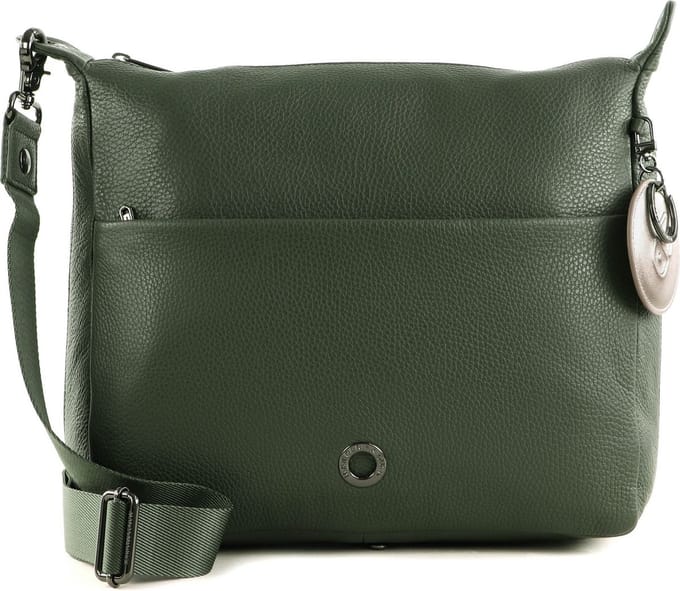 MANDARINA DUCK Leren Schoudertas Mellow Leather Crossover Loden Olijfgroen