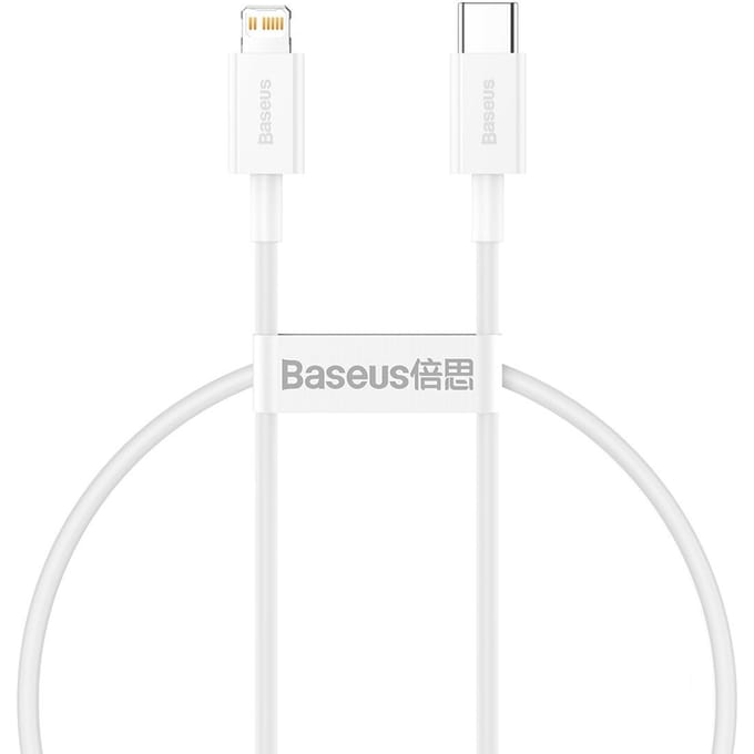 Baseus Superior Series Cable USB-C to Lightning 20W PD 2m (white)
