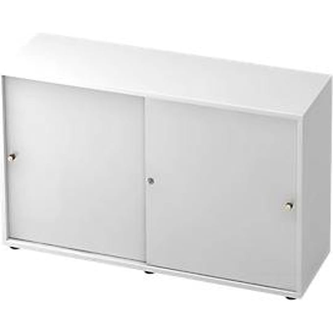 TOPAS LINE schuifdeurkast, 2 OH, wit/wit