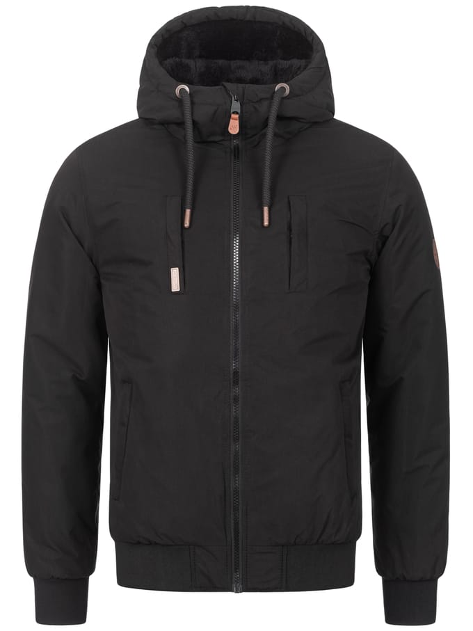 Alessandro Salvarini heren winterjas AS-320 met teddyvoering & capuchon – warm & stoer