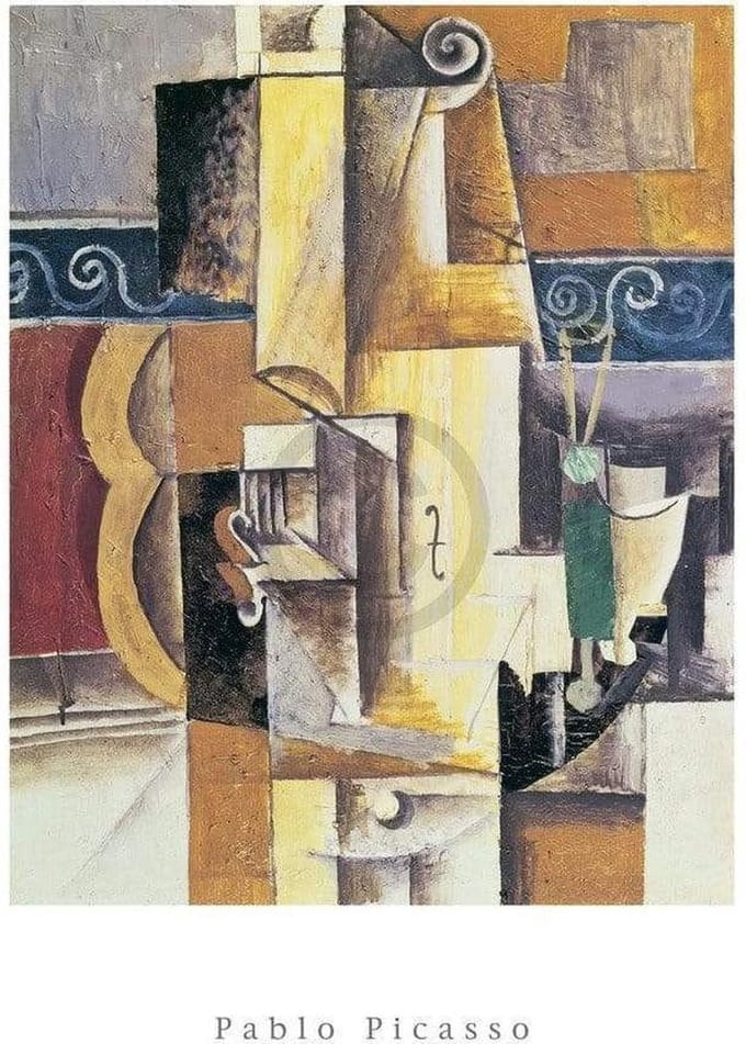 Kunstdruk Pablo Picasso - Violin and Guitar 60x80cm