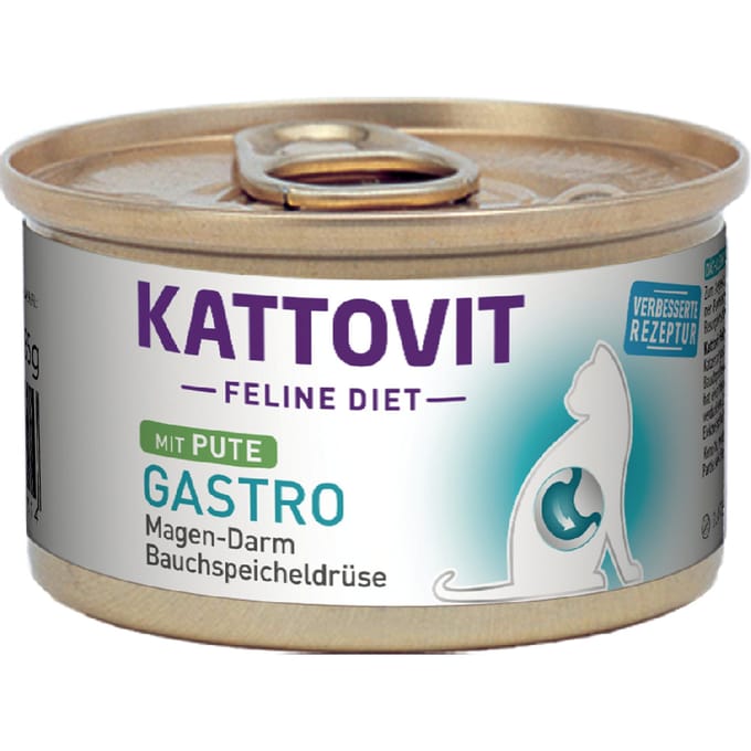 12x85g Gastro Kalkoen Kattovit Kattenvoer