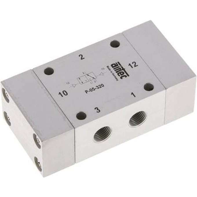 3/2 G1/8'' Bi-Stabiel Luchtgestuurd Ventiel 0-10bar/0-140psi Airtec