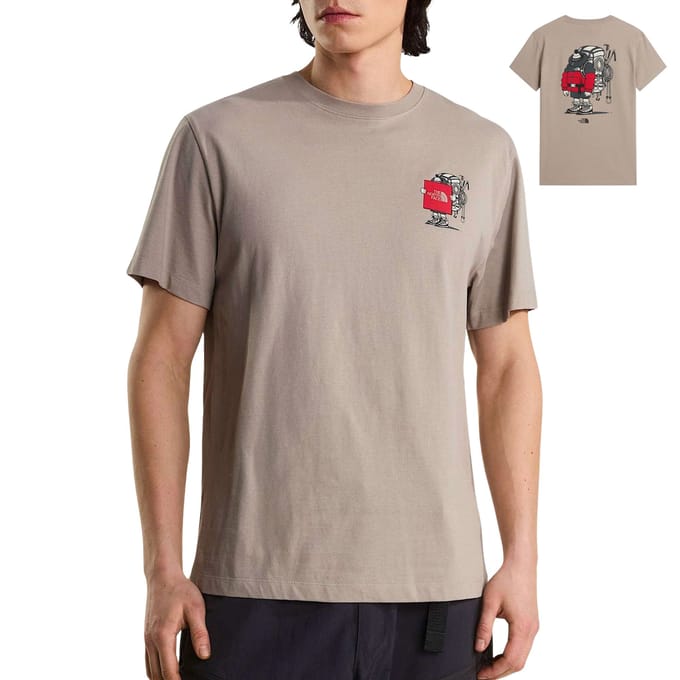 The North Face  T-shirt Korte Mouw U GEAR UP GET OUT RLX SS TEE-GRAPHIC