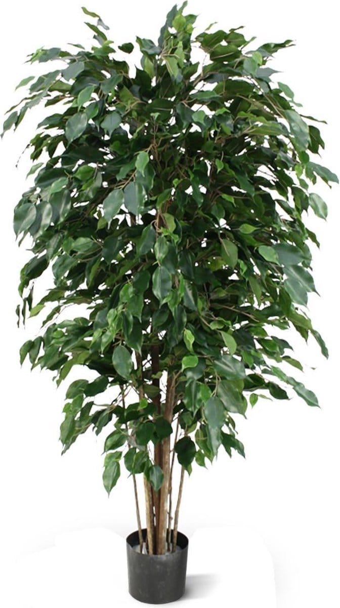 Ficus Exotica deluxe kunstplant 150cm - groen