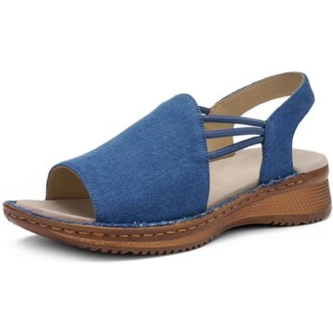 Sandalen met sleehak Ara -