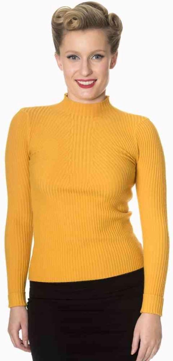 Dancing Days - LETS TANGO POLO Longsleeve top - XL - Geel