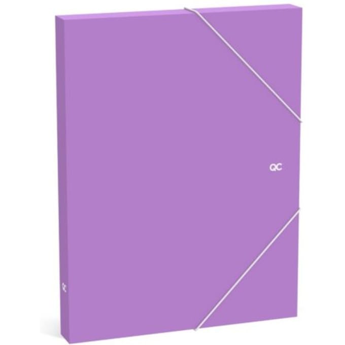 Qc colour 2026 documenten box a4 polyprop, orchid purple