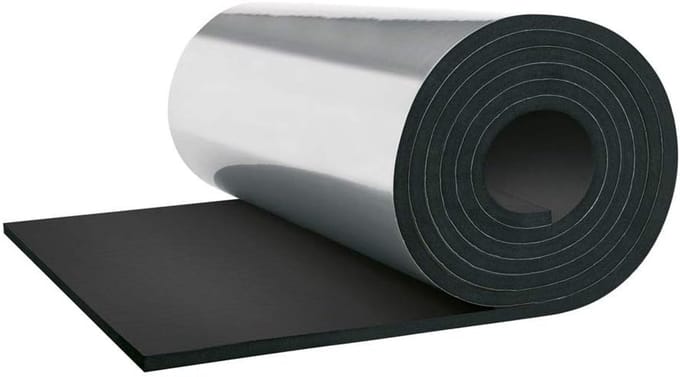 Zelfklevende rubberen isolatieplaat 25 mm - 4 m²