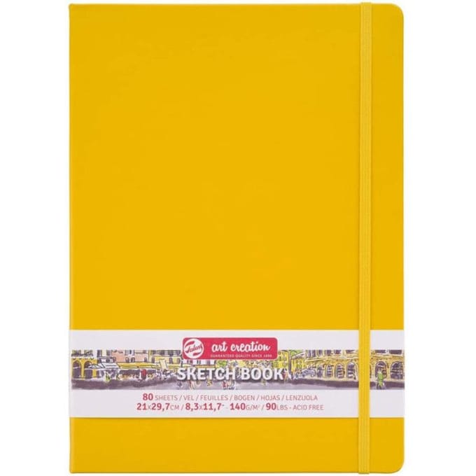 Talens Art Creation Schetsboek Goudgeel 21 x 29.7 cm 140 g 80 Vellen