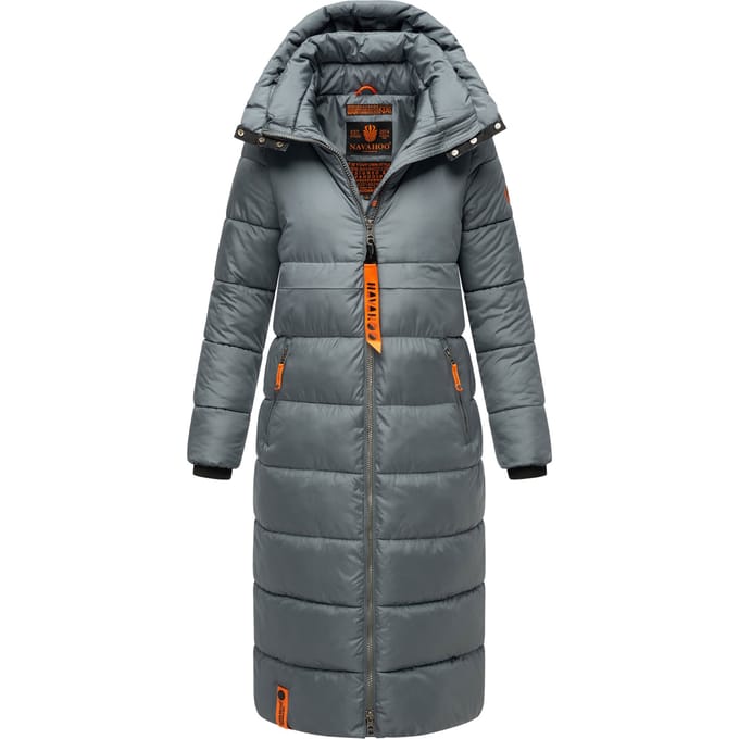 Navahoo dames gewatteerde wintermantel Kristallblume – Warm & Trendy