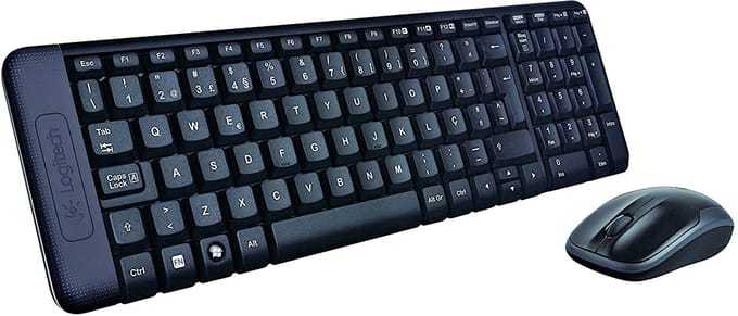 Keyboard and Wireless Mouse Logitech MK220 RF