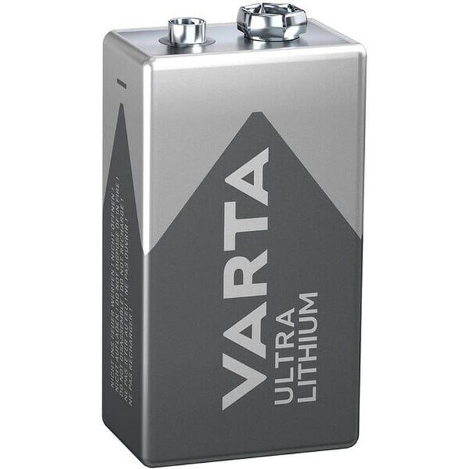 Varta LITHIUM 9V Bli 1 9V batterij (blok) Lithium 1200 mAh 9 V 1 stuk(s)