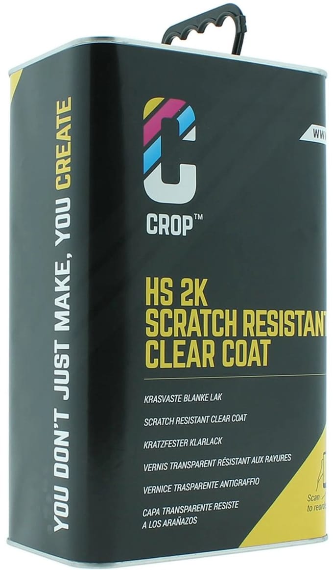 CROP 2K Krasvaste Blanke Lak HOOGGLANS - Blik 5 liter